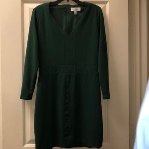 Belle Badgley Mischka green dress 10